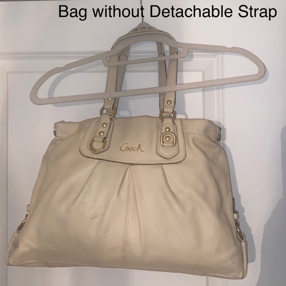 2000s Cream Coach Bag - Picture 1 of 7